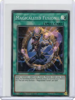 *** MAGICALIZED FUSION *** SUPER RARE LIMITED EDITION DANE-ENSE4 YUGIOH! - Image 1