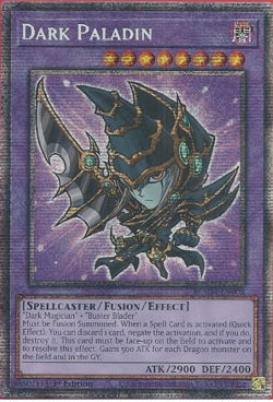Dark Paladin Yugioh - BLMM-EN008 - Starlight Rare - 1st Edition - NM/M - Image 1