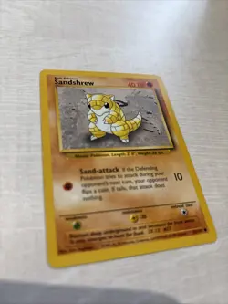 Pokemon TCG Sandshrew Base Set, Card 62/102, Regular, 1999 - Image 3