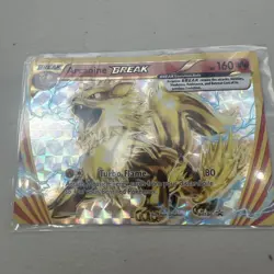 Pokemon Card JUMBO Arcanine BREAK XY180 Break Holo XY Black Star Promo LP - Image 1