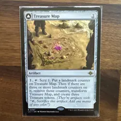 TREASURE MAP mtg NM-M Lost Caverns of Ixalan 1 Rare NM - Image 1
