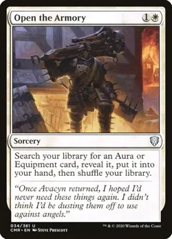 MTG Foil - Open the Armory - 34 / NM / English - Image 1