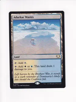 MAGIC THE GATHERING MTG COMMANDER: EDGE OF ETERNITIES ADARKAR WASTES - Image 1
