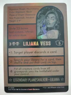 Liliana Vess v1 Foil Secret L'Air NM ENG MTG - Image 2