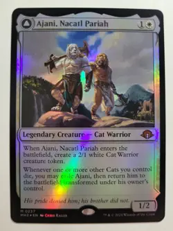 Ajani Nacatl Pariah/Ajani Nacatl Avenger Foil MH3 NM ENG MTG - Image 1