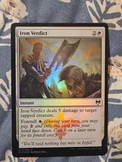 Iron Verdict FOIL Kaldheim MTG Magic - Image 1