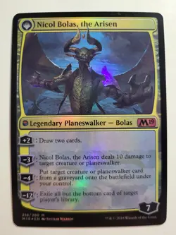 Nicol Bolas The Ravager / Nicol BOLAS the Arisen FOIL M19 NM ENG MTG - Image 2