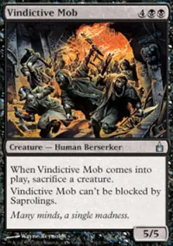 Vindictive Mob -Foil Medium Play MTG Ravnica - Image 1