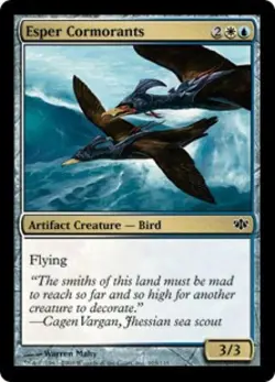 Esper Cormorants -Foil Medium Play MTG Conflux - Image 1