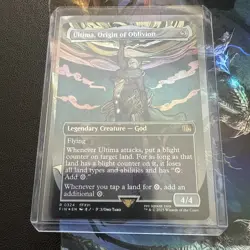 MTG Ultima, Origin of Oblivion Borderless Final Fantasy Foil - Image 1