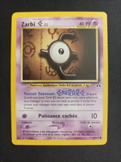 Carte Pokemon Zarbi 67/75 Neo Discovery - Image 1