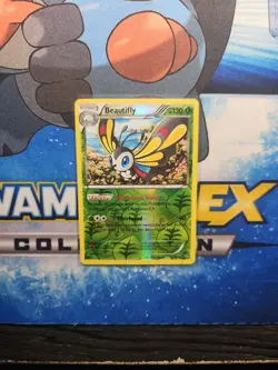 Pokemon TCG - Reverse Holo Beautifly 5/108 - Roaring Skies 2015 - Image 1