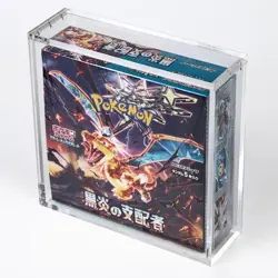 Pokemon Magnetic Booster Box Acrylic Case Premium Display TOYGER Japan - Image 1