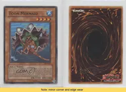 Toon Mermaid Unlimited YuGiOh Starter Deck Pegasus #SDP-023 2003 READ 01j3 - Image 3