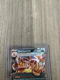2023-25 Pokemon SV Black Star Promos SVP EN Charizard ex #196 - Image 5