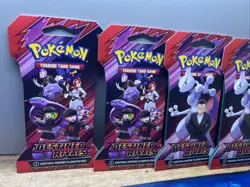 Pokemon Destined Rivals Scarlet And Violet - Lot Of 5 Sealed Packs Sleeved - Image 2