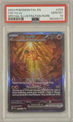 Pokemon PSA 10 Chi-Yu Ex 259/193 Special Illustration Rare - Paldea Evolved - Image 1