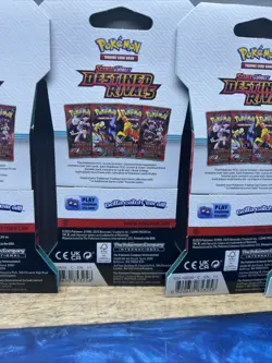 Pokemon Destined Rivals Scarlet And Violet - Lot Of 4 Sealed Packs Sleeved - Image 5