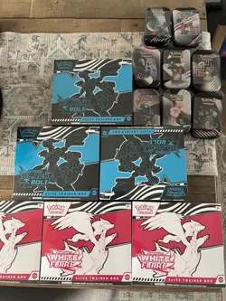 Pokemon Black Bolt & White Flare ETB Set - BRAND NEW SEALED - Image 1