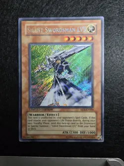 Yugioh - Silent Swordsman LV5 - EEN-ENSE4 Limited Edition Secret Rare - LP - Image 1