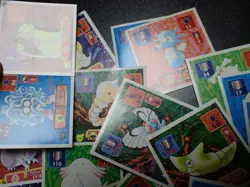 Pokemon Card Amada Sticker Non Holo x60 Machamp Slowbro Rapidash etc #4621 - Image 4