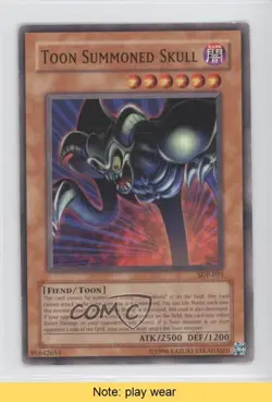 Toon Summoned Skull Unlimited YuGiOh Starter Deck Pegasus #SDP-021 2003 READ 3y7 - Image 1