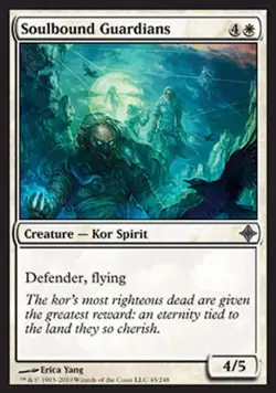 Soulbound Guardians -Foil Medium Play MTG Rise of the Eldrazi - Image 1