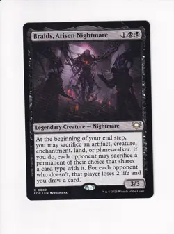 MAGIC THE GATHERING MTG COMMANDER: EDGE OF ETERNITIES BRAIDS, ARISEN NIGHTMARE - Image 1
