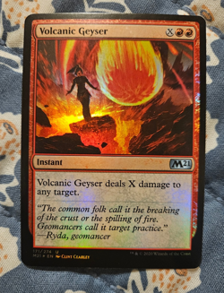 Volcanic Geyser FOIL Core Set 2021 MTG Magic - Image 1