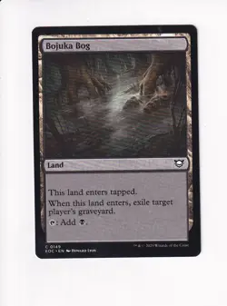 MAGIC THE GATHERING MTG COMMANDER: EDGE OF ETERNITIES BOJUKA BOG - Image 1