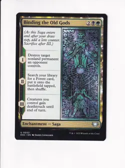 MAGIC THE GATHERING MTG COMMANDER: EDGE OF ETERNITIES BINDING THE OLD GODS - Image 1