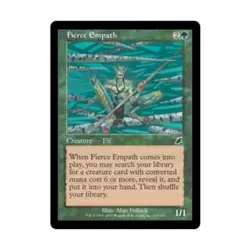 WOTC MtG Scourge Fierce Empath (C) (Foil) NM - Image 1