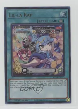 UR - Lil-la Rap 1st Ed. YuGiOh 25th Anniversary Tin: Dueling Mirrors e6j - Image 1