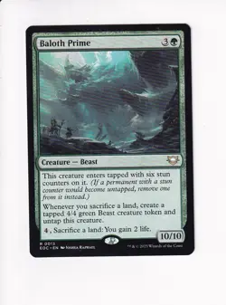 MAGIC THE GATHERING MTG COMMANDER: EDGE OF ETERNITIES BALOTH PRIME - Image 1