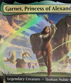 [Foil] Garnet, Princess of Alexandria (Extended Art)(FIN 0487) Final Fantasy Mtg - Image 2