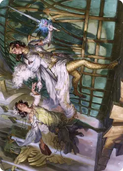 🧙Daring Escape 18/81 Art Series SNC Streets Of New Capenna MTG - Image 1