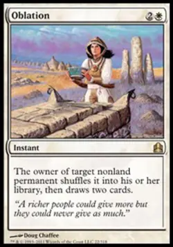 Oblation - Light Play MTG Commander - Image 1