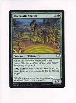 MAGIC THE GATHERING MTG COMMANDER: EDGE OF ETERNITIES AFTERMATH ANALYST - Image 1