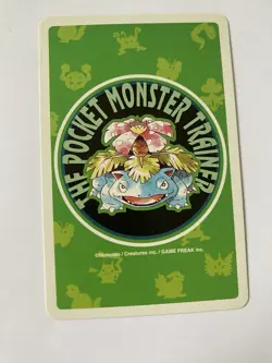 1996 Japanese Pokemon Poker Playing Cards Green Clefairy 9 of Hearts #035B NM - Image 2
