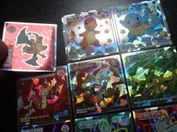 Pokemon Wafer Promo Holo Sticker x9 Charizard Charmander Gyarados etc #4672 - Image 2
