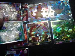 Pokemon Wafer Promo Holo Sticker x9 Charizard Charmander Gyarados etc #4672 - Image 5