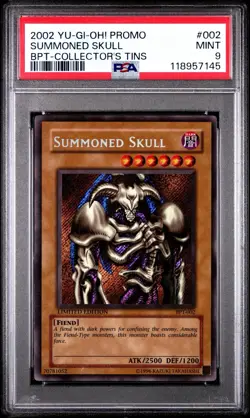 Yugioh Summoned Skull BPT-002 Promo PSA 9 secret Rare - Image 1