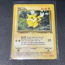 Pokemon Jungle 60/64 Pikachu Card LP FREE SH - Image 1