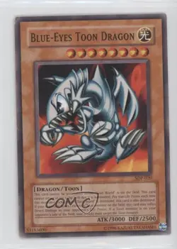 Blue-Eyes Toon Dragon Unlimited YuGiOh Starter Deck Pegasus #SDP-020 2003 0bt4 - Image 1