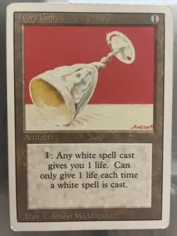 Ivory Cup Revised Edition Light Play MTG Magic - Image 1