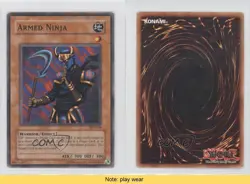 Armed Ninja Unlimited YuGiOh Starter Deck Pegasus #SDP-018 2003 READ 1a1 - Image 3