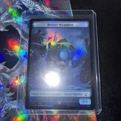 MTG Sephiroth, One Winged Angel Robot Foil Doubleside Token Final Fantasy - Image 2
