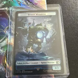 MTG Sephiroth, One Winged Angel Robot Foil Doubleside Token Final Fantasy - Image 4