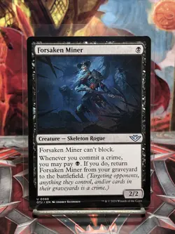 Forsaken Miner (Non-foil) Outlaws of Thunder Junction 0088 Uncommon MTG - Image 1