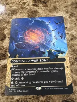 CONTESTED WAR ZONE Magic MTG Edge of Eternities Stellar Sights - Image 1